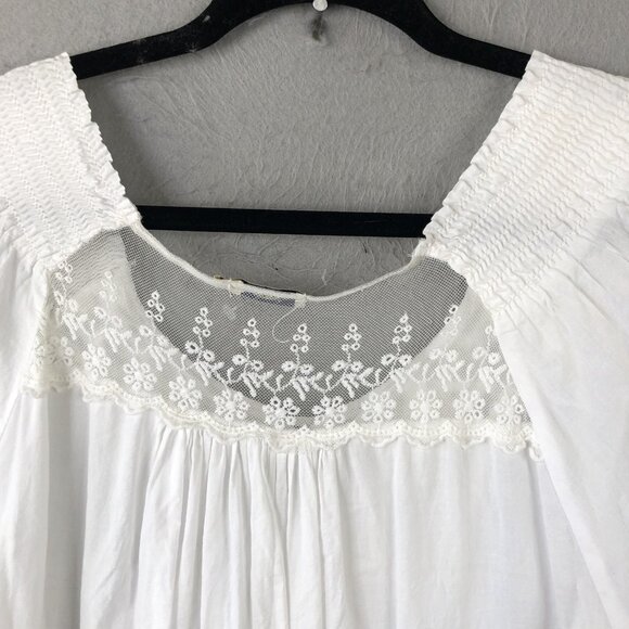 Tasha Polizzi Tunic Top Womens XL Boho Crochet Embroidered Pullover Blouse - Picture 14 of 16